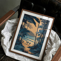 Surfers Chase Golden Hour Tides