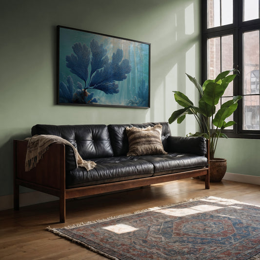 Blue Coral Dances With Light