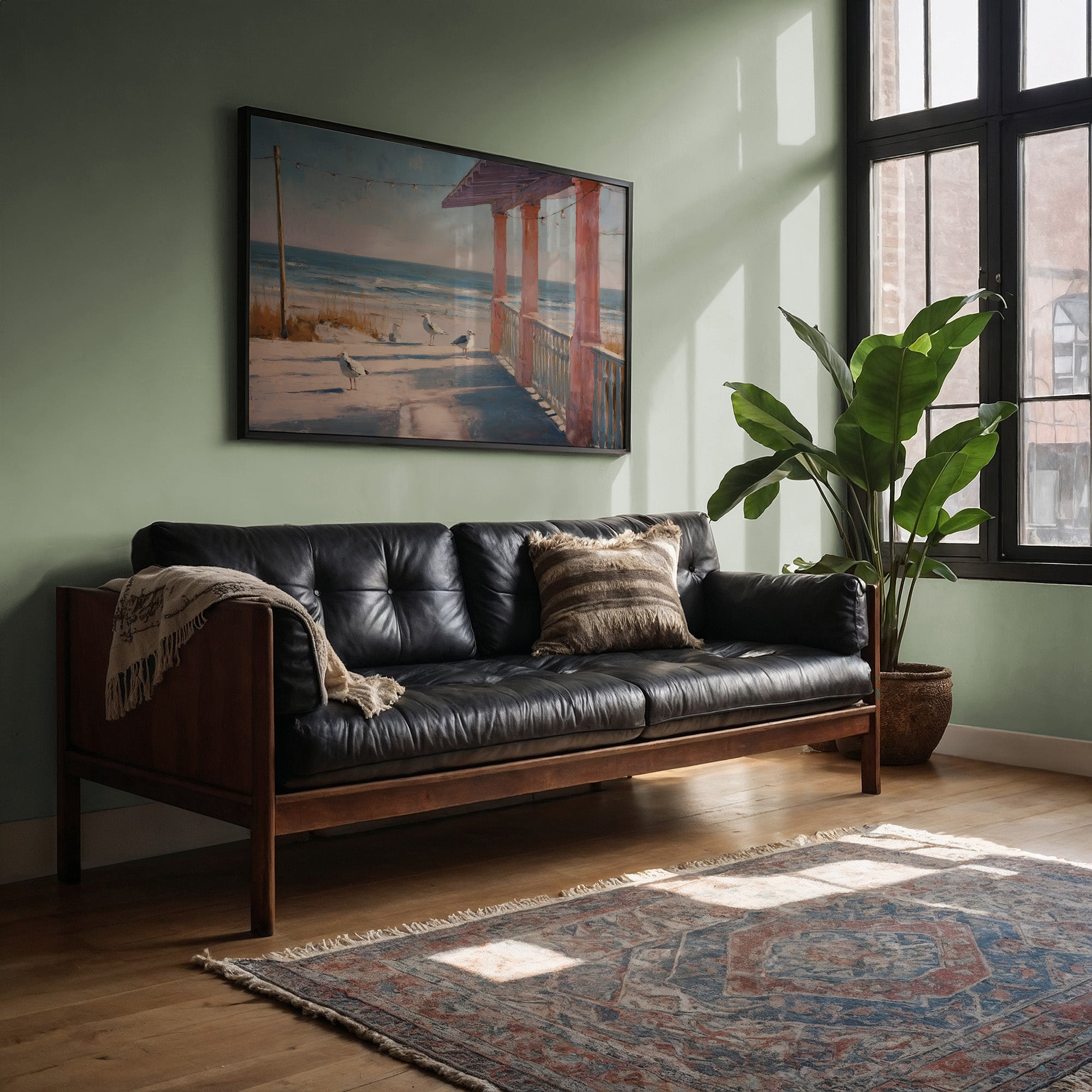 Pink Porch Meets Ocean Tides