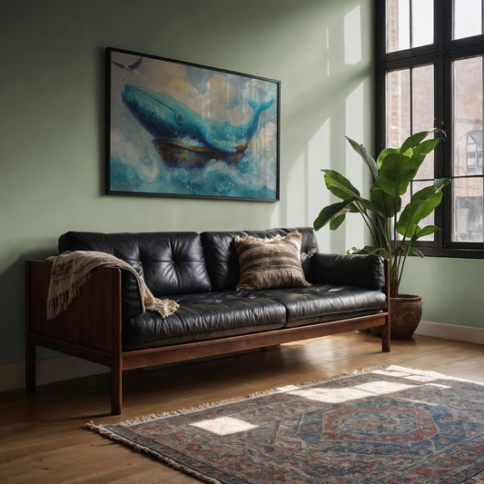 Ocean Giant Drifts Through Clouds