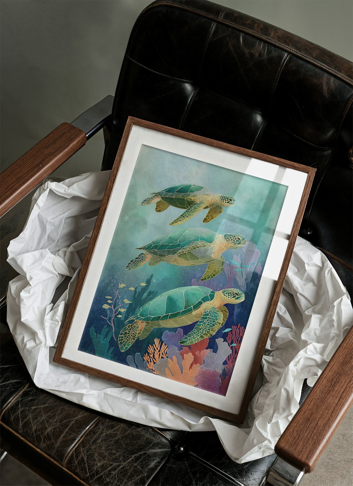 Sea Dancers In Coral Light