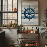 Nautical Compass Awaits Harbor Call