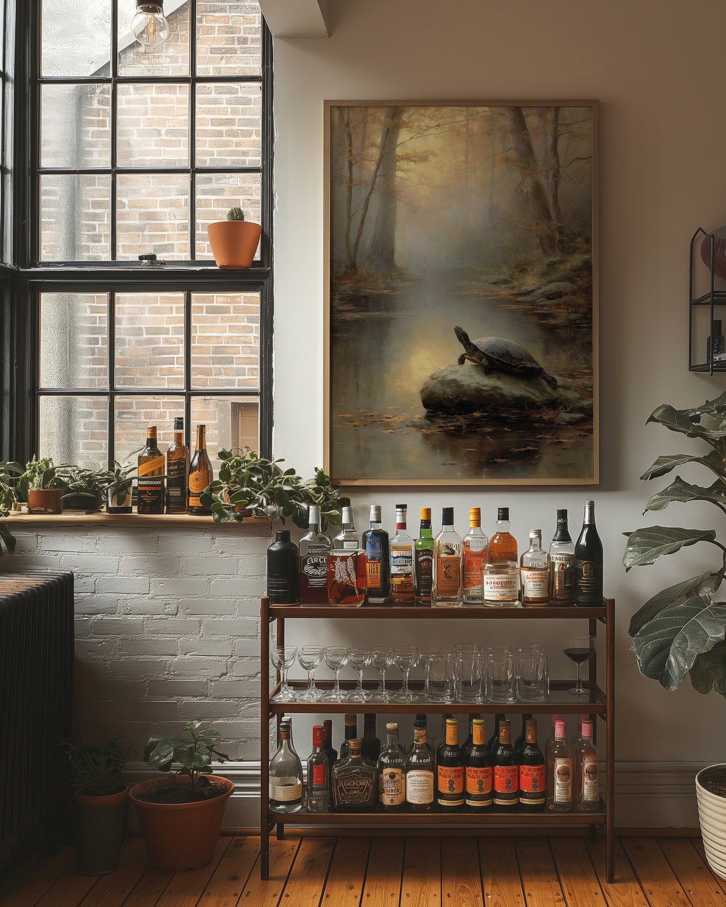 Solitude Bathes in Golden Mist