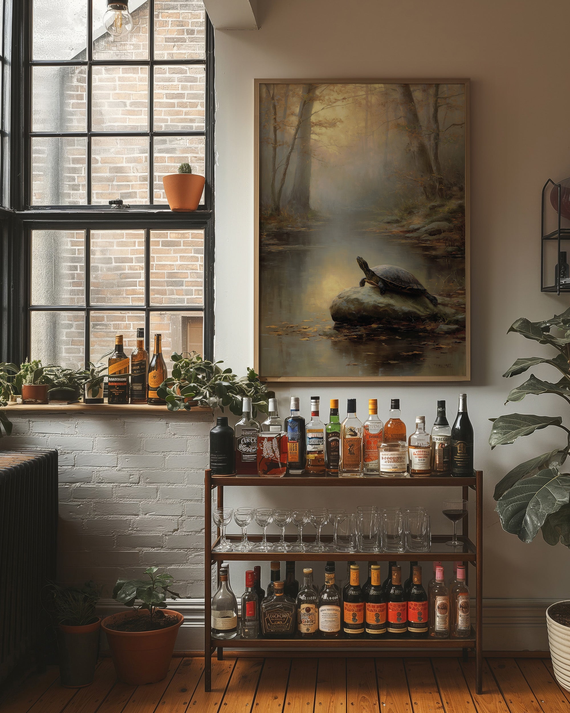 Solitude Bathes in Golden Mist