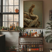 Golden Scales Against Coastal Stone