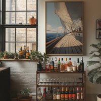 Horizon Whispers Through Canvas Sails