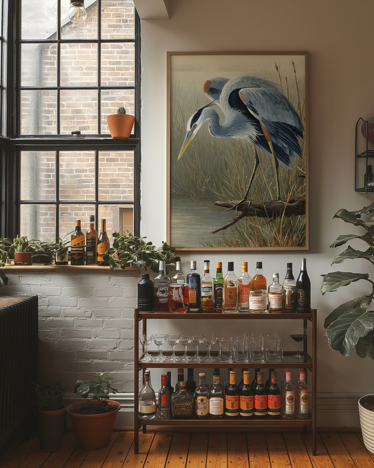 Marsh Sentinel Awaits Dawn