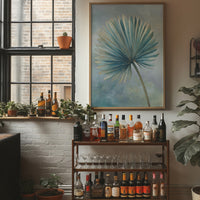 Azure Palm Whispers Serenity