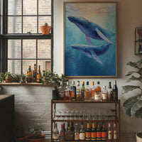 Cerulean Giants Dance Below Light