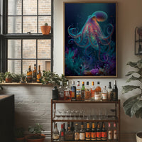 Luminous Tentacles Embrace Abyssal Gardens