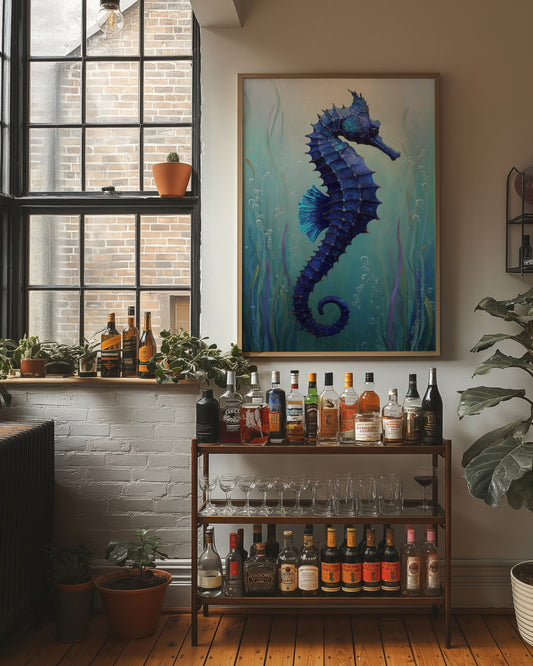 Indigo Guardian of Aquatic Secrets