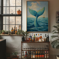 Cerulean Depths Whisper To Distant Sails