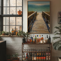 Shoreline Passage Beckons Horizon