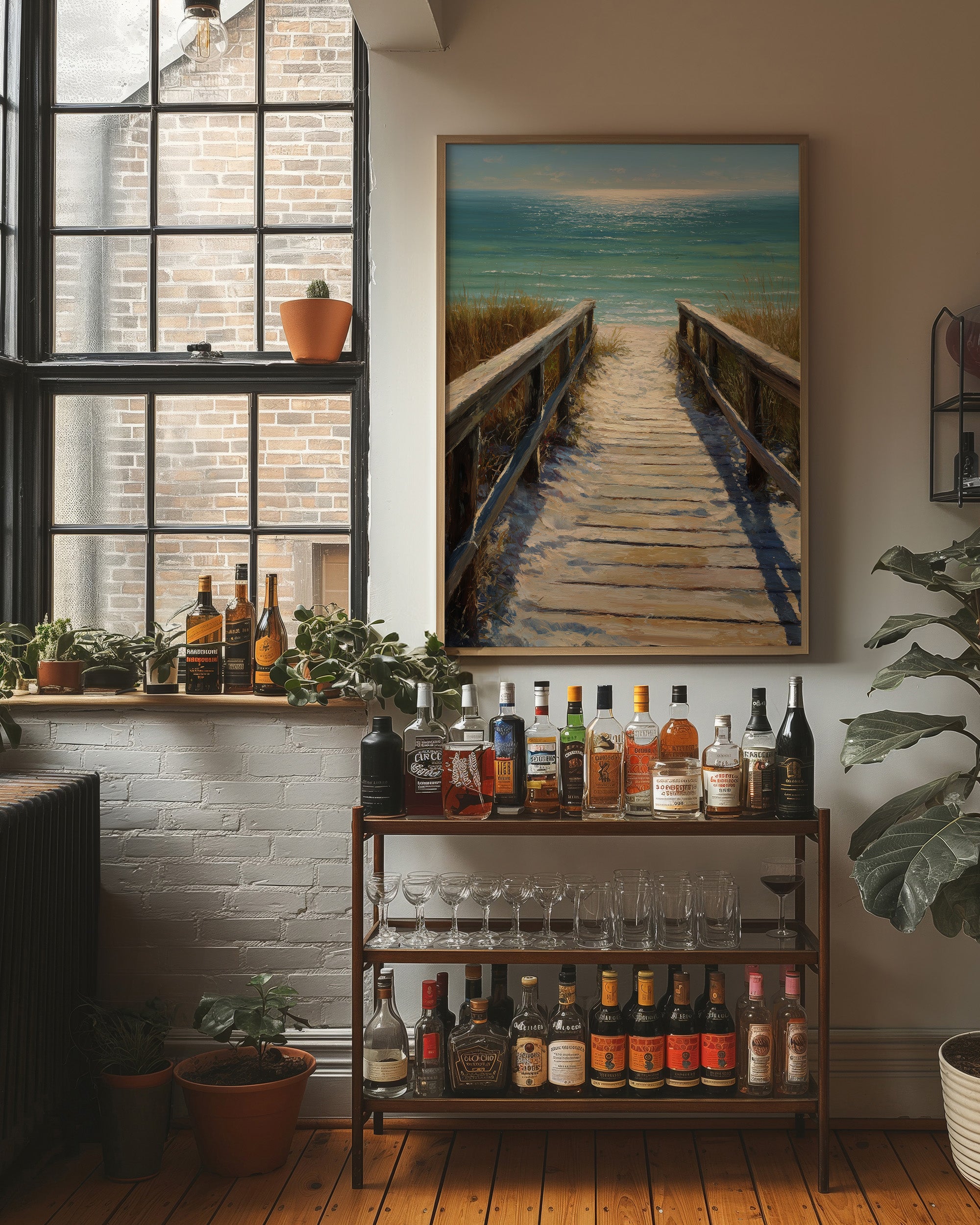 Shoreline Passage Beckons Horizon