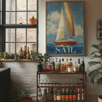 Horizon Whispers Guide Crimson Vessel