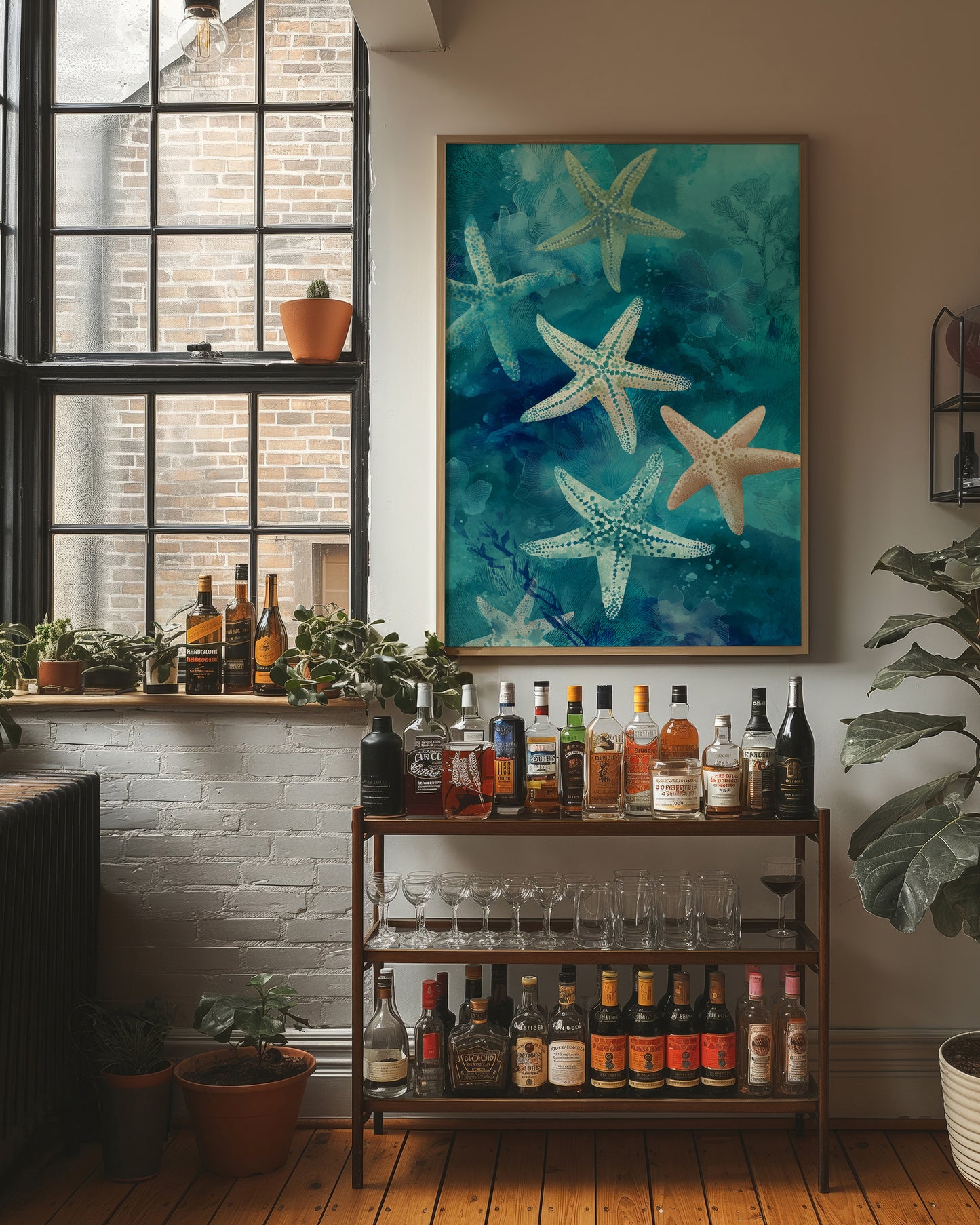 Celestial Navigators in Azure Depths