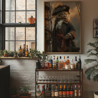 Feline Captain Navigates Golden Seas