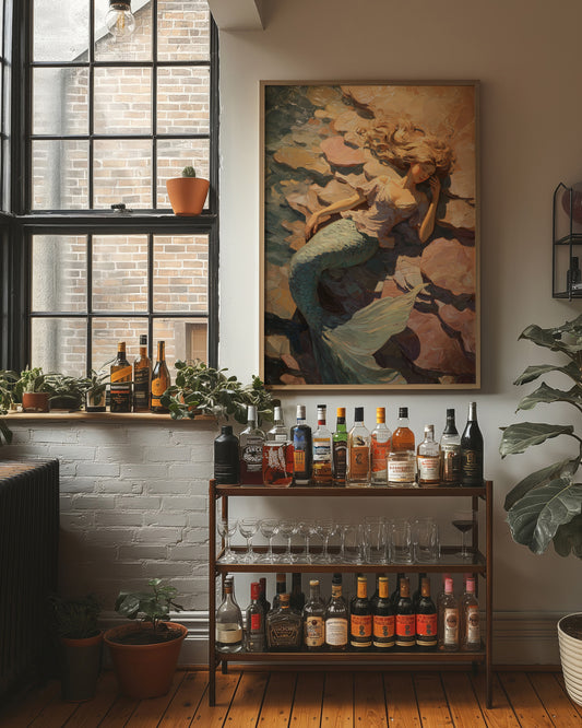 Coastal Myth Emerges From Canvas