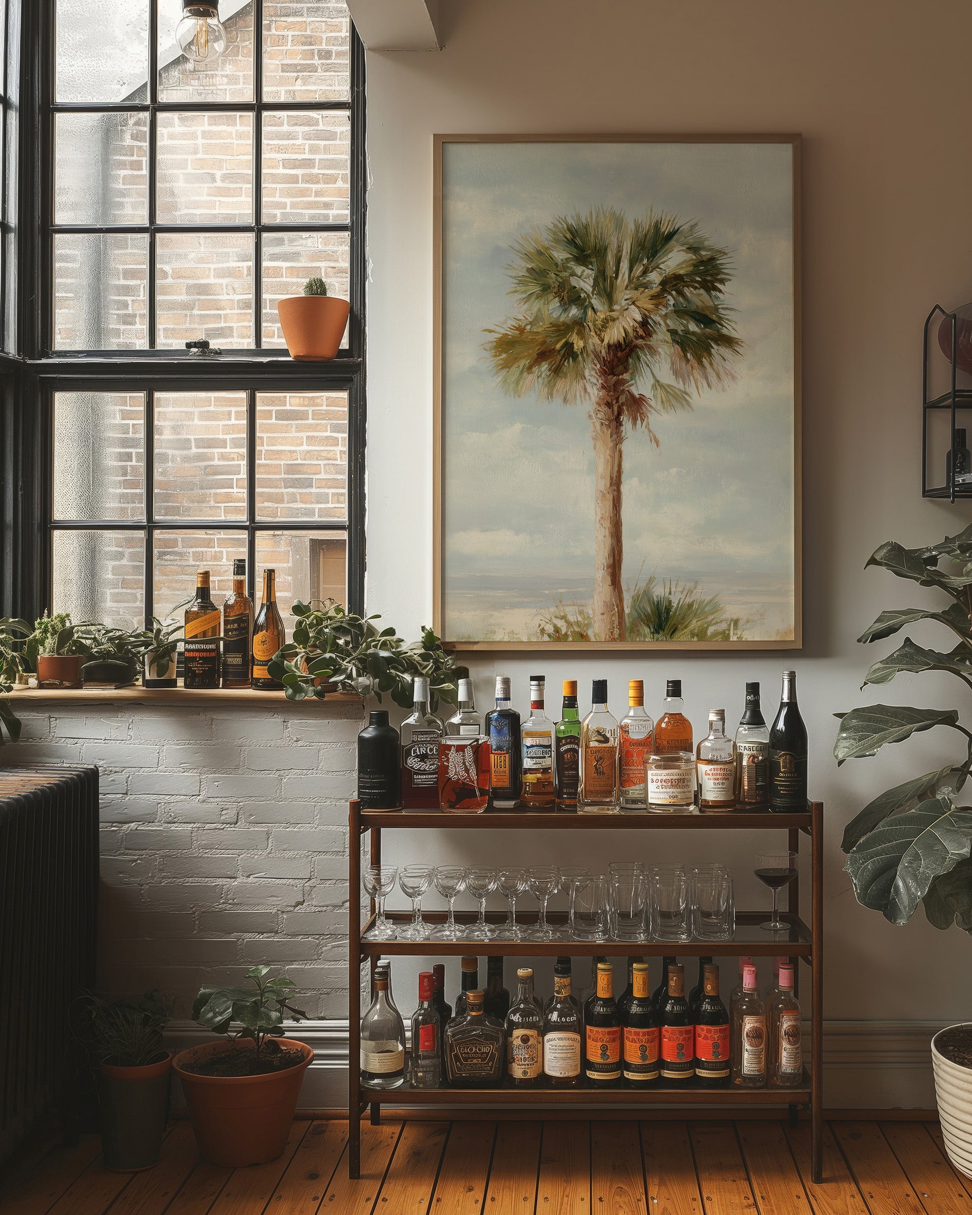 Solitary Palm Whispers Coastal Secrets