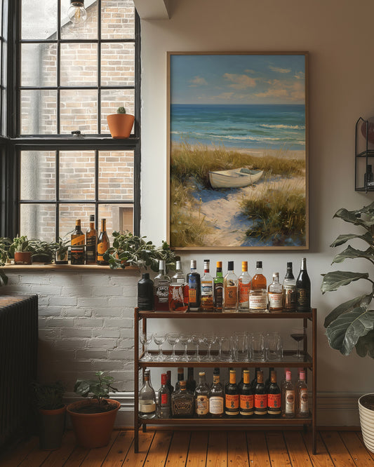 Solitude Rests Among Coastal Dunes