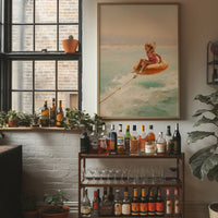 Aqua Thrill Beneath Golden Skies