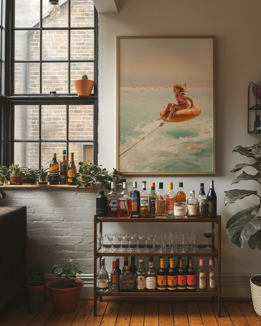 Aqua Thrill Beneath Golden Skies