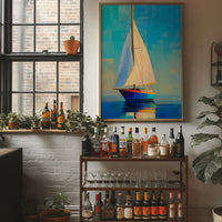 Golden Sails Chase Azure Horizons