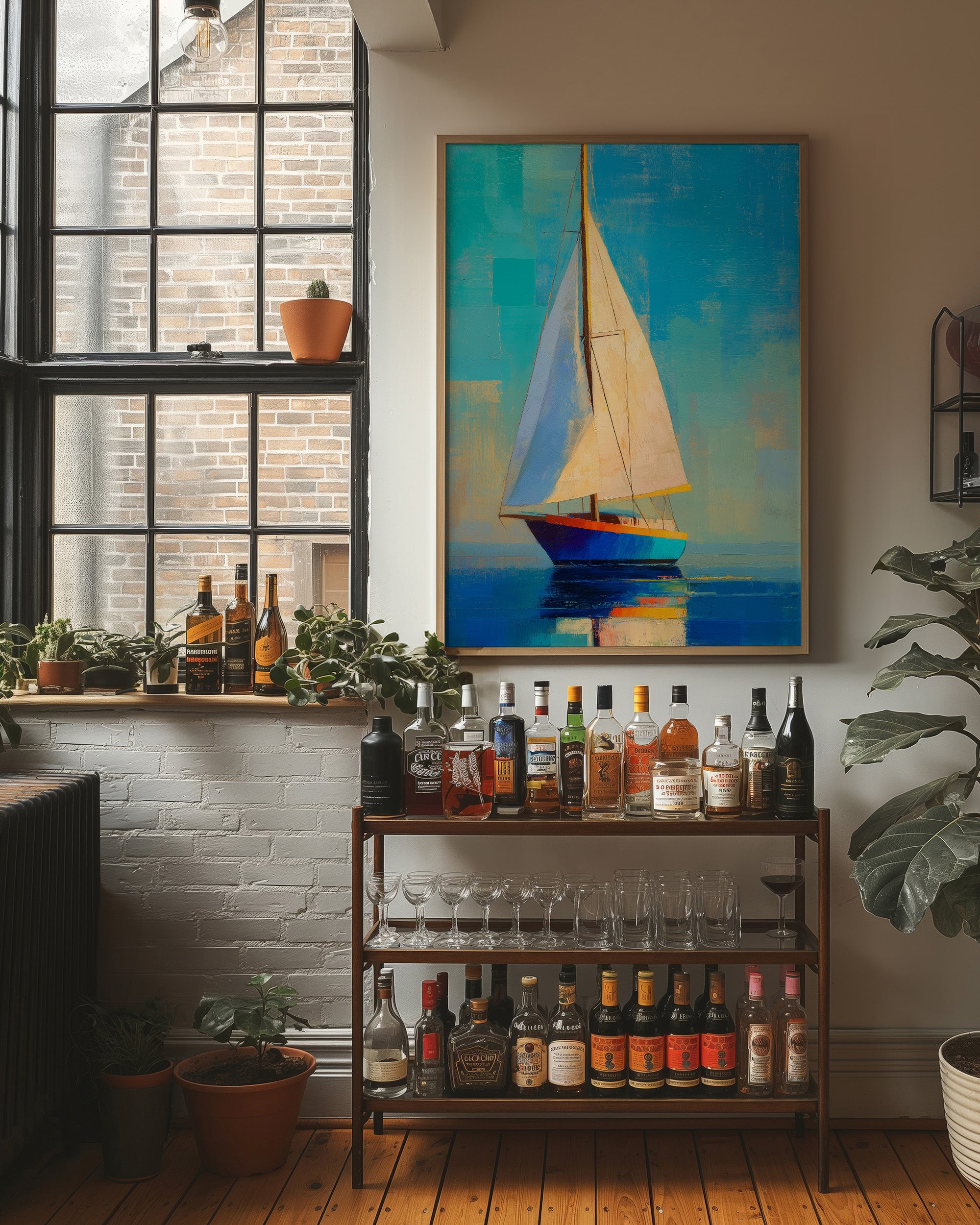 Golden Sails Chase Azure Horizons