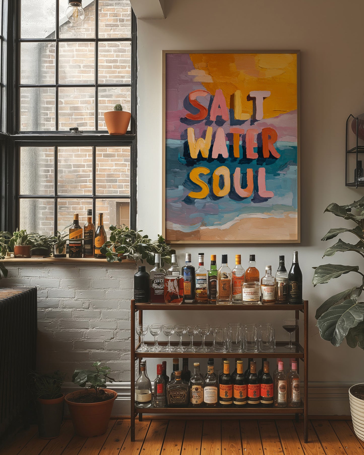 Coastal Whispers Breathe Typography