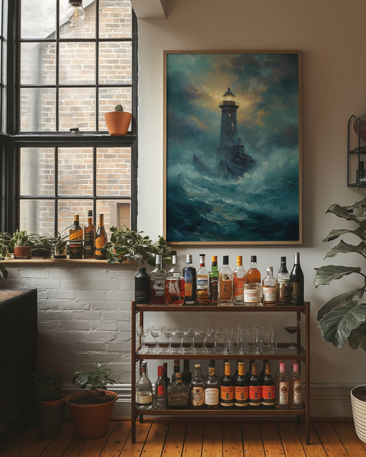 Solitary Beacon Breaks Tempest's Fury