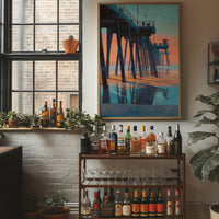 Twilight Whispers Beneath The Pier