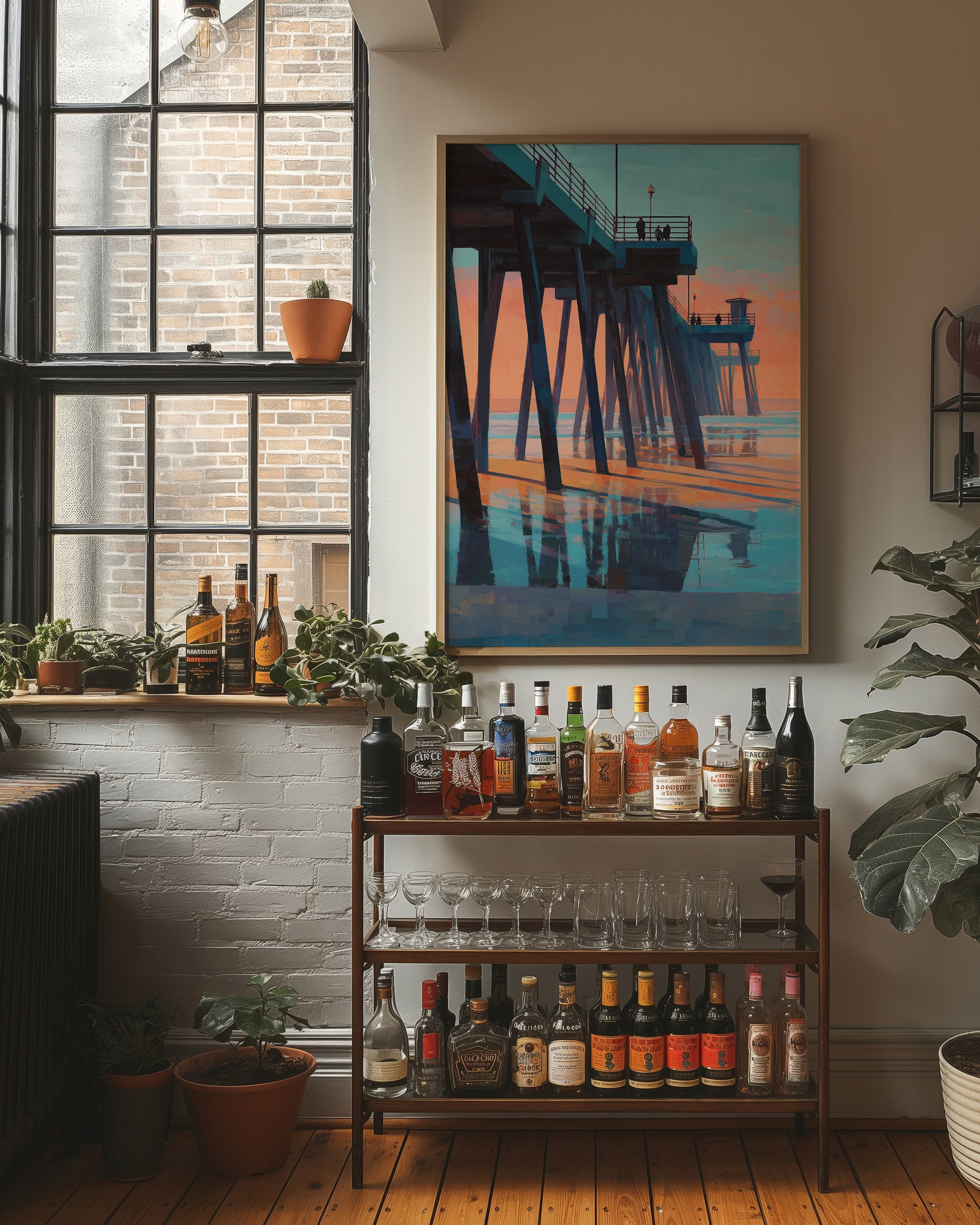 Twilight Whispers Beneath The Pier