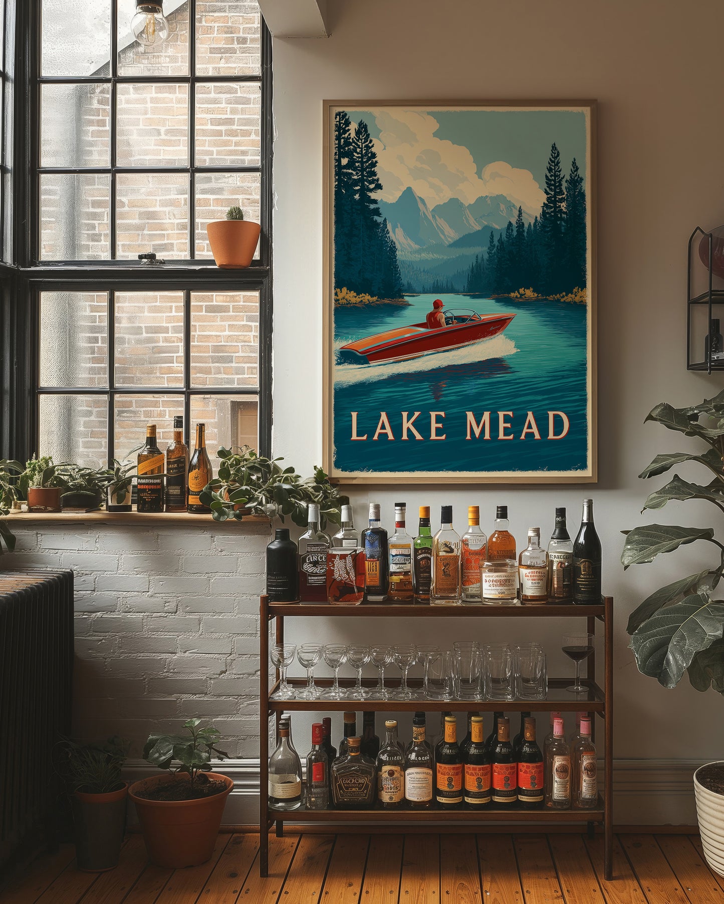 Vintage Voyager Cuts Turquoise Glass