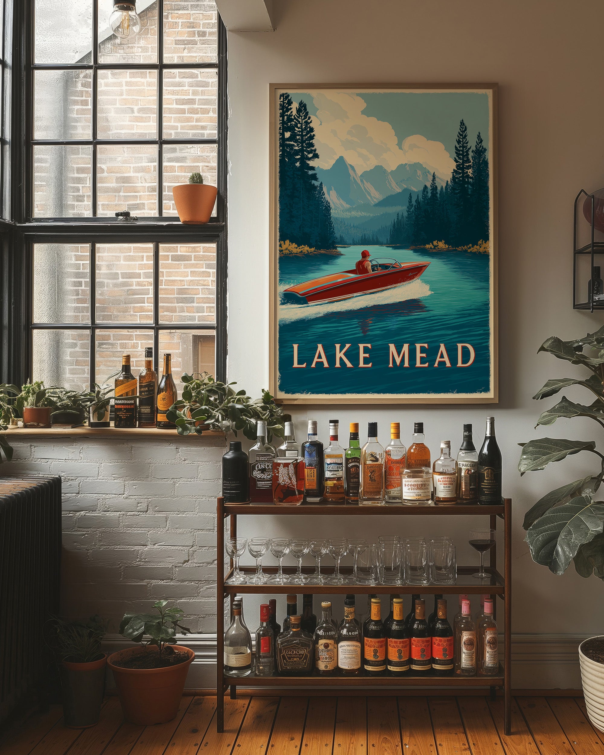 Vintage Voyager Cuts Turquoise Glass