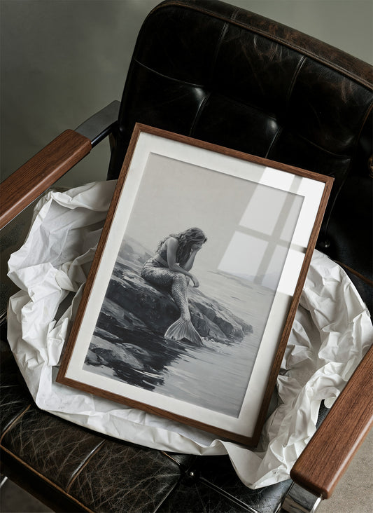 Monochrome Myths At Ocean's Edge