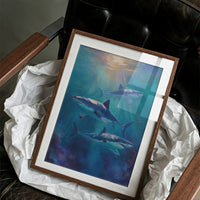 Azure Hunters Beneath Golden Rays