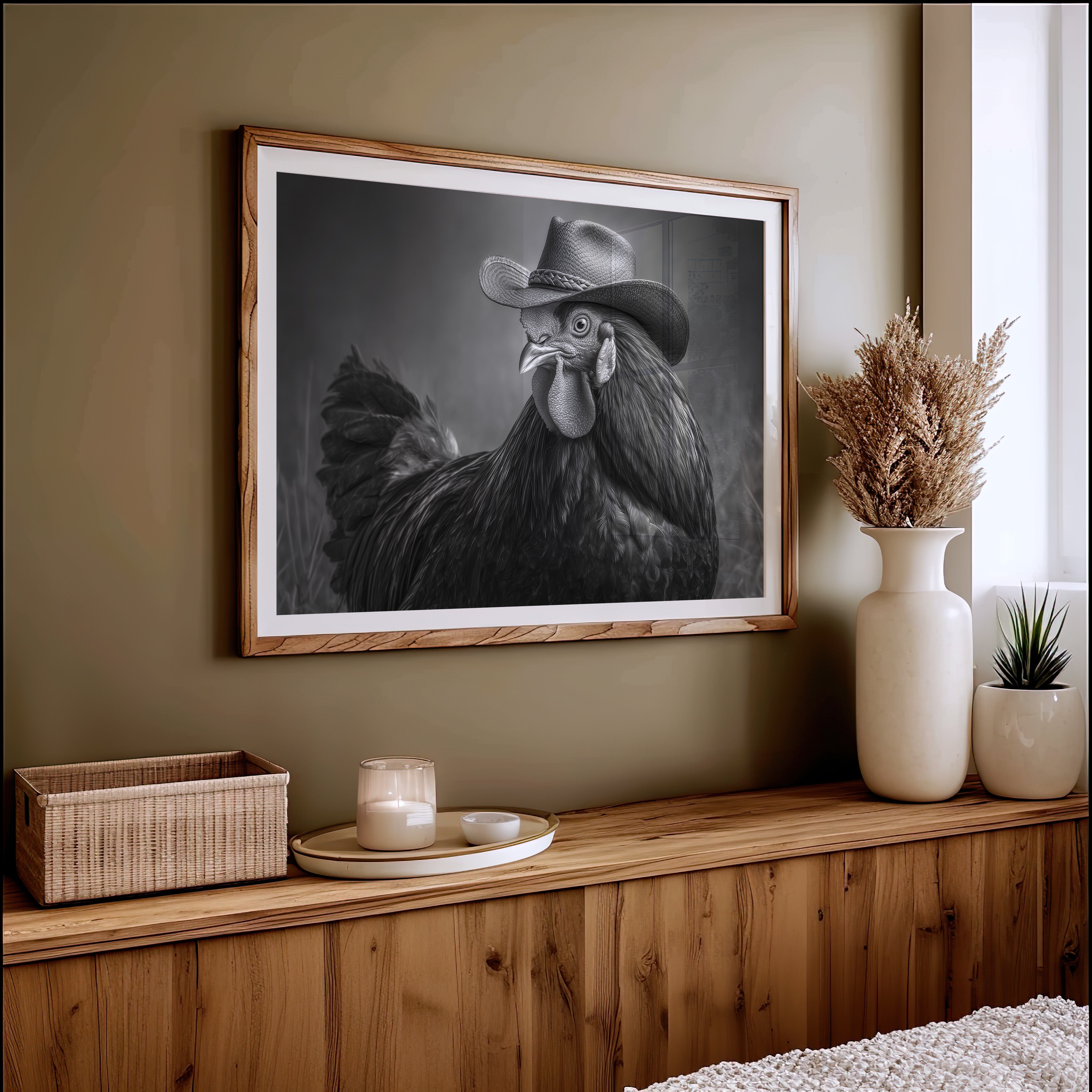Barnyard Maverick Dons Western Flair