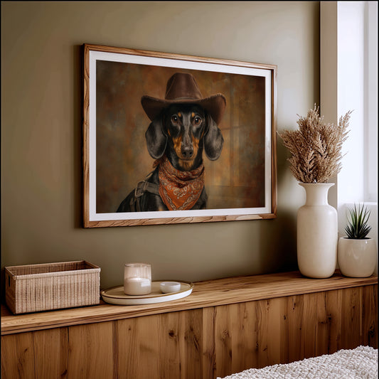 Dachshund Desperado Claims The West