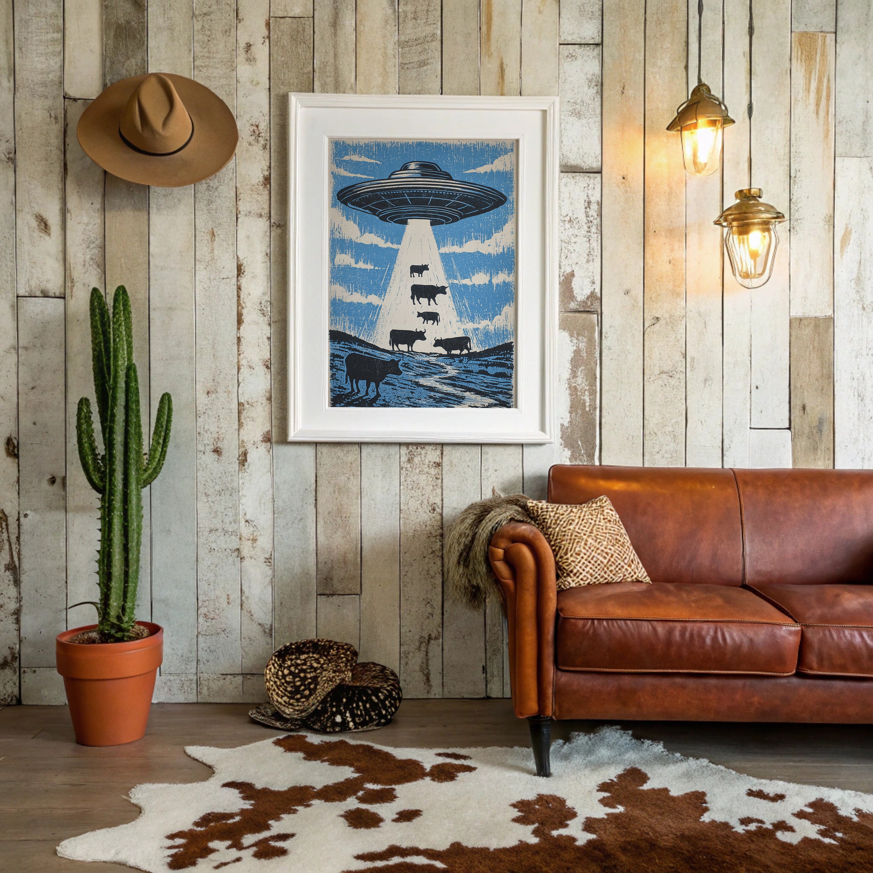 Cosmic Cattle Abduction