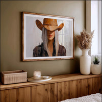 Western Shadows Cast in Palette Knife