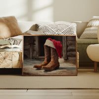 Rustic Holiday: Cowboy Boots Meet Christmas Spirit