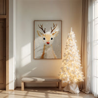 Snow-Dusted Christmas Reindeer
