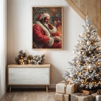 Yuletide Reflections in Crimson and Pine