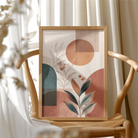 Terracotta Dreams in Abstract Harmony