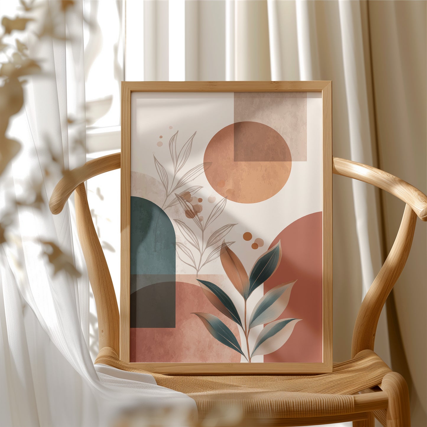 Terracotta Dreams in Abstract Harmony