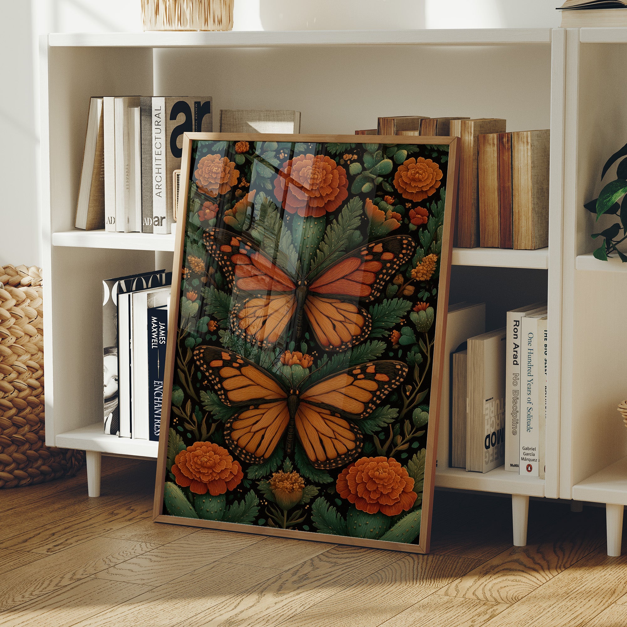 Monarchs in Midnight Garden