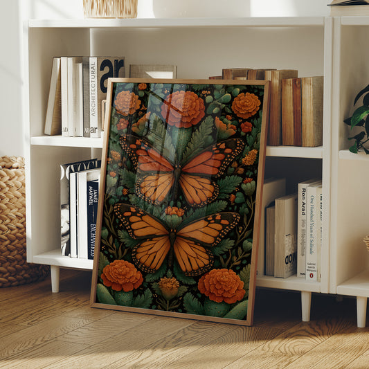 Monarchs in Midnight Garden