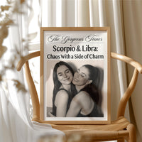 Celestial Harmony: Vintage Magazine Aesthetics