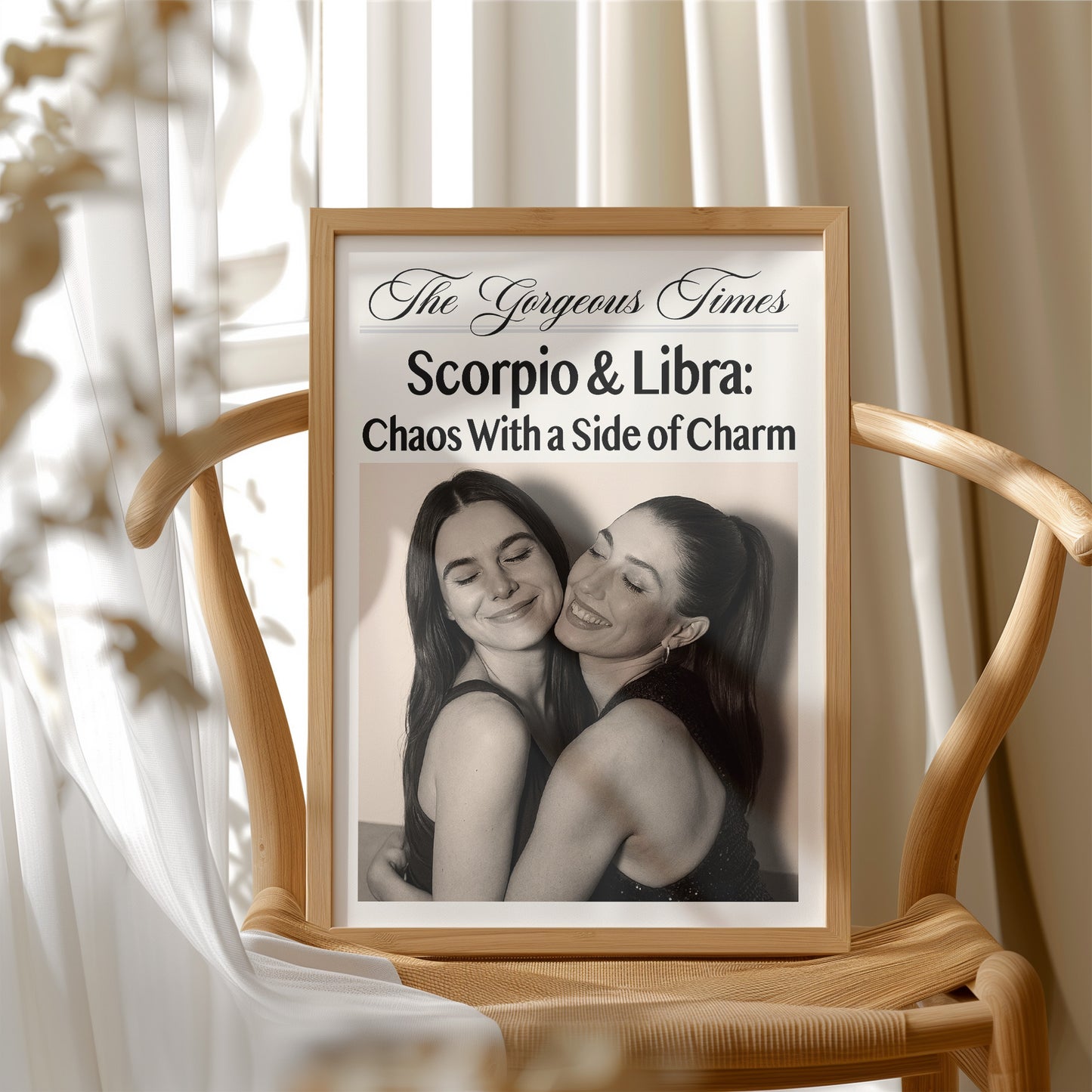 Celestial Harmony: Vintage Magazine Aesthetics