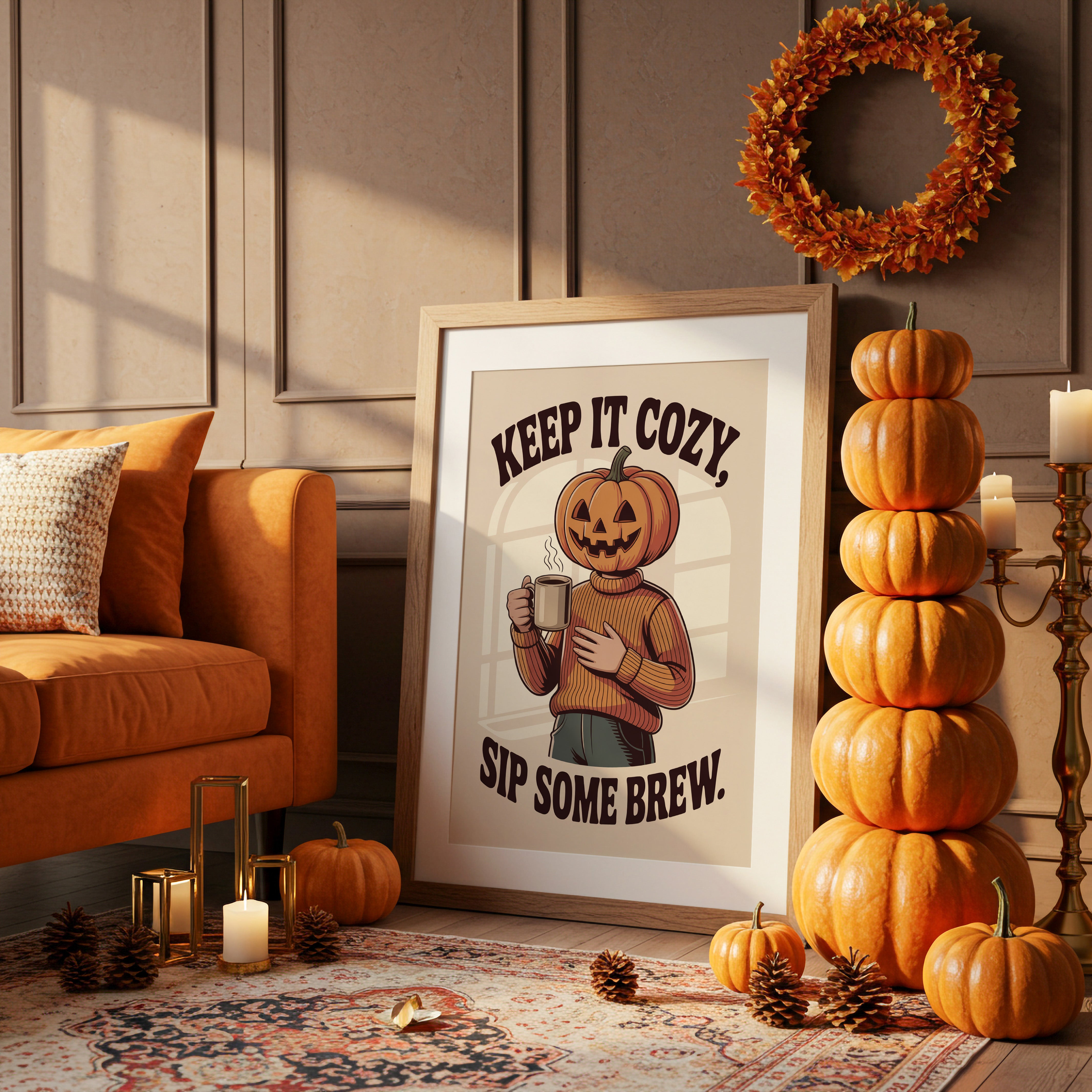 Autumn Comfort In Carved Smiles
